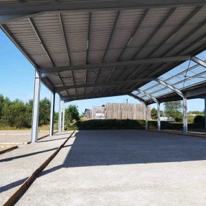 EXEMPLE CONSTRUCTION D'UN BOULODROME COUVERT  GRATUIT ST GEOURS DE MAREMMES 40